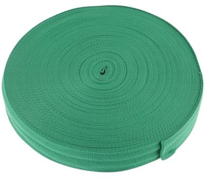 DOITOOL 1 Rolle Dicker Taschengürtel Aus Baumwolle Gürtel Gurtbänder Für Taschen Baumwoll-tragegurt Jacquard-gurtband Gurtband Zum Nähen Gurtband Für Die Kunst Hellgrün Polyester Baumwolle