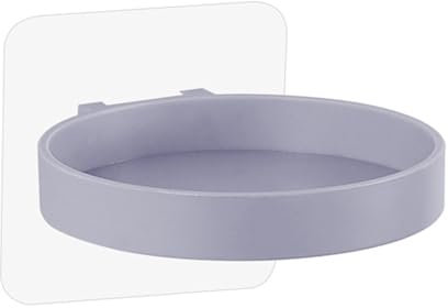 Seifenspenderregal, Wandmontage, runde Flaschenhalter, praktische Badezimmer-Flüssigseifenablage