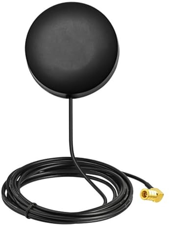 DAB Antenne Auto, SMB Anschluss Digitale DAB Autoradio mit 3 Meter Kabel geeignet für DAB DAB Plus Empfang im Auto kompatibel mit Kenwood Pioneer JVC Alpine Radios hohe Signalstärke kompaktes Design