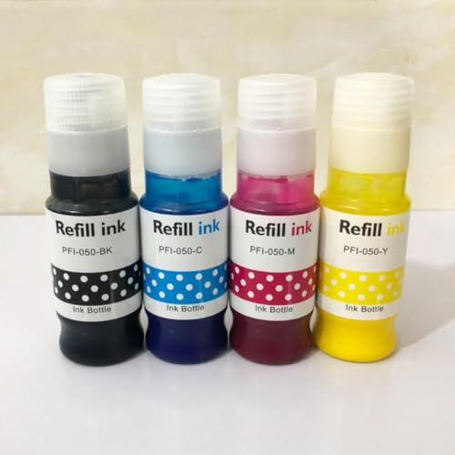ForgeCore 70 ml Pigment-Nachfülltinte, kompatibel mit Druckerzubehör ImagePROGRAF TC-20 TC-20M Tintenstrahldrucker für Teilenummer PFI050 PFI-050 PFI 050(1 Set)