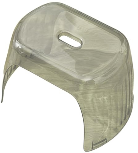 Housoutil Tabouret de Toilette Ergonomique en Pet Léger pour Salle de Bain, Marchepied Antidérapant Adapté aux Garçon et Filles, Style Simple et Fonctionnel