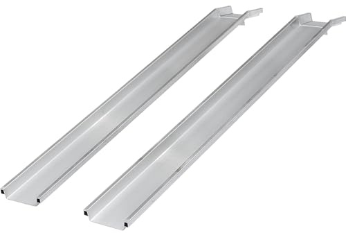 kaiserkraft | Aluminium-Verladeschiene | Tragfähigkeit 500 kg | Fahrrinnenbreite 150 mm | 1 Paar