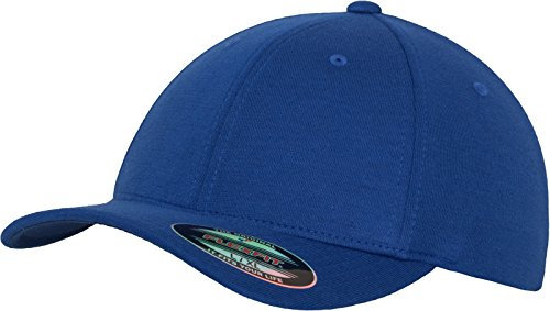 Flexfit Unisex Mütze Flexfit Double Jersey Mützen, Royal, S-M