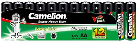 Camelion Batterie Super Heavy Duty R6 / Mignon/AA (5 x 12er Shrink), Alkaline, 1,5V