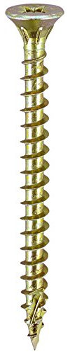 TIMCO C2 Strong-Fix Multi-Purpose Premium Countersunk Gold Woodscrews - 5.0 x 120 - Box of 100