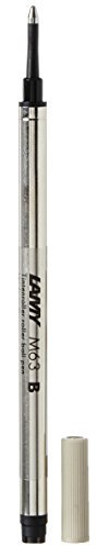 LAMY M 63 Mine 823 – Tintenroller-Mine aus Metall in der Farbe Schwarz für LAMY Tintenroller mit Kappe – Strichbreite B, 1230615