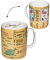 alles-meine.de GmbH Henkeltasse - Biologie - Daten & Fakten - groß - 460 ml - Porzellan/Keramik - Schule - Uni - Hochschule Abitur - Kaffeetasse - Student/Gymnasium - Tri..