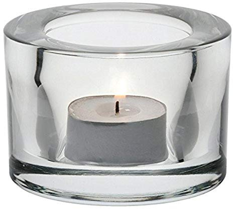 Utopia Candleholders, CLT01XL-00000-B01012, Chunky Tealight Holder - Clear (Box of 12)