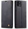 QLTYPRI Case for iPhone 11 Pro, Vintage PU Leather Wallet Case Card Slot Kickstand Magnetic Closure Shockproof Flip Folio Book Case Cover for iPhone 11 Pro - Black