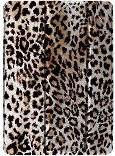 DuraSafe Cases für iPad 2. 2011 3. 4. Gen 2012-9,7 Zoll [iPad 4 iPad 3 iPad 2 Old Model ] A1458 A1416 A1395 MC705FD/A MD328FD/A MD333FD/A MD510FD/A Smart Auto Sleep/Wake Printed PC Cover - Leopard