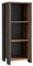 Forte Clif Regal, Holzwerkstoff, Old – Wood Vintage / Betonoptik Dunkelgru, B/H/T: 47 / 115,1 / 41,6 cm