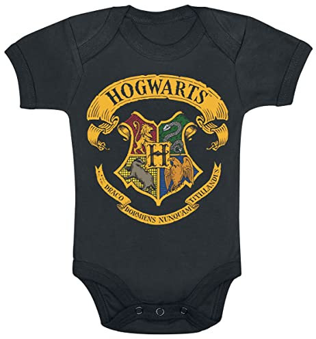 Harry Potter Kids - Hogwart's Crest Unisex Body schwarz 80/86