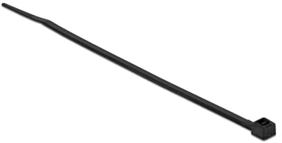 Delock Kabelbinder hitzebeständig L 200 x B 3,6 mm schwarz 100 Stück