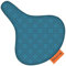 BikeCap - Fahrrad-Bezug Sattelüberzug Regenschutz Fahrradsattel-Bezug Sattelbezüge Seat-Cover Fahrrad-Sitzbezug (Petrol Circles)