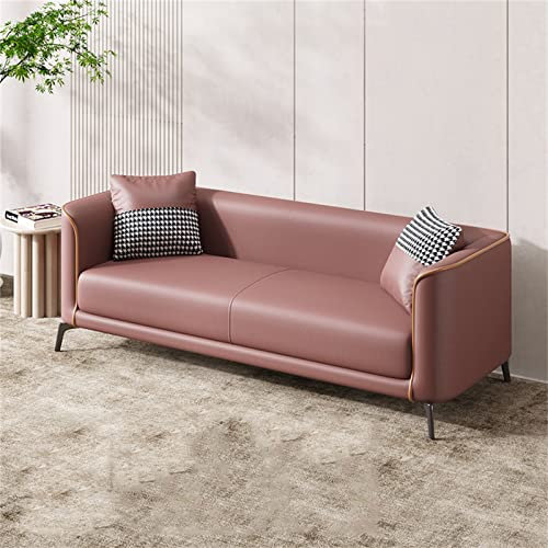 YXDFG Sofa 3-Sitzer, Schlafsofa,Kompaktes Alleinstehendes 3-Sitzer Modisches Stoffsofa,Bequemes Stoffsofa,Wohnzimmer Ladenwohnung,Rose