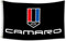 DecrPlus Camaro Banner-Flagge, 150 x 90 cm (HD-Druck, strapazierfähiges 150D-Polyester, für Garage, Männerhöhle, mit Metallöse)