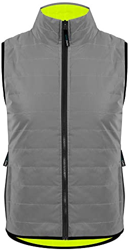 AERO|TECH|DESIGNS | Men's Sierra Reversible Cycling Vest | Safety Yellow | X-Large