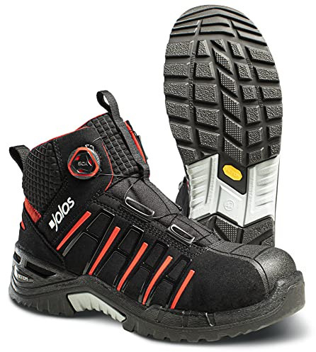 Jalas 9985 Exalter Halbhoher Sicherheitsschuh Mit Nageldurchtrittschutz und Zehenschutzkappe aus Aluminium