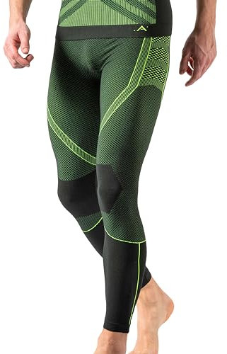 Risalti Leggings Homme Thermique Energy - Legging Homme Respirants, Pantalon Homme Thermique Élastiques, Vêtements pour Hommes Microfibre, Legging De Sport Homme sans Couture - Made in Italy