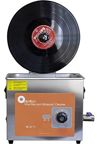 Ultrasonic Vinyl Record Cleaner,4L Ultrasonic Vinyl Records Cleaning Machine,Timing Washing Machine Deep Cleaning Ultrasonic Cleaner LP Vinyl Record Ultrasonic Cleaner for Vinyl Records with heating