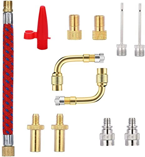 HOUSON Sclaverand Lot de 12 adaptateurs de valve de vélo DV SV AV pour toutes les pompes à vélo