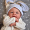 Zero pam Reborn Puppe Lebensecht Baby Puppen Wie Echt Realistisch Baby Puppe Echte Babypuppe (Blue)