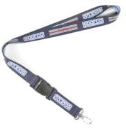 sparco Lanyard Martini Racing Schlüsselanhänger, Erwachsene, Uni, Blau (Blau), Einheitsgröße, Blau (Blau), Talla única, Casual