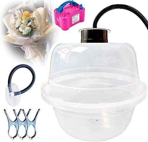 GaRcan Ballonfüllmaschine mit Expander, Ballon-Expander-Füllwerkzeug, Geschenkverpackungsmaschine, für Hochzeit, Weihnachten, Geburtstag, Party, Luftballons, Dekoration, mit Ballonpumpe, grün (weiß)
