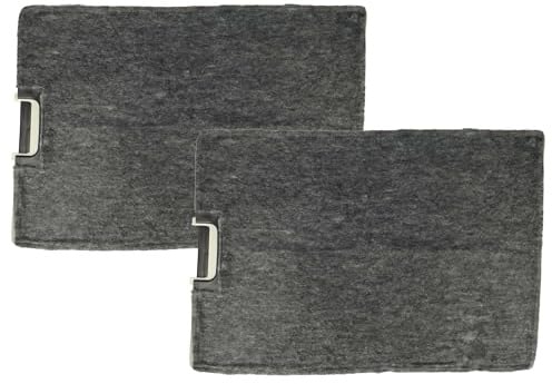 vhbw 2x Aktivkohlefilter kompatibel mit Miele DA 2192 | DA 219-2, DA 259-4 U, DA 279, DA 2594U Dunstabzugshaube - 30 x 21,5 x 3 cm