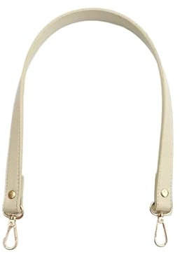 50Cm Leder-Ersatz, Kurze, Einzelne Schultergurte, Taschenzubehör, Taschengriffe, Einfarbiges Muster, Beige, Golden