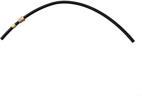 Tubo in nylon nero per compressore d'aria, ideale per pressostato e collegamento valvola di ritegno
