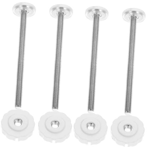 MOLUCKFU 4Stücke Teiliges Gewindespindelstangen für Babygitter Ersatzteile Aluminiumlegierung Installieren Kompatibel mit Verschiedenen Babygittern für Zusätzliche und Haltbarkeit