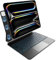 HOUCC Keyboard Case for iPad Pro 2024 13 inch M4, Bluetooth Keyboard with Magnetic Stand, Trackpad, 7 Color Backlight Keyboard, Black
