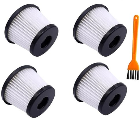 CAXUMO Remplacements de filtre HEPA d'aspirateur, for aspirateur à poignée SILVERCREST SHAZ 22.2 C3, accessoires de pièces de filtres Filtre à vide HEPA(4pcs)