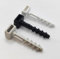 Gabex® 100 bis 1000 Stück Dübelstecknagel 6x40 mm Dübel für Kabelbinder bis 9 mm Breite (100 Stück, grau)