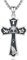 Kreuz Halskette für Herren Damen, 925 Sterling Silber Kruzifix Kreuz Anhänger Halskette mit Edelstahl Kette Christlicher Schmuck Amulette Geschenke für Männer
