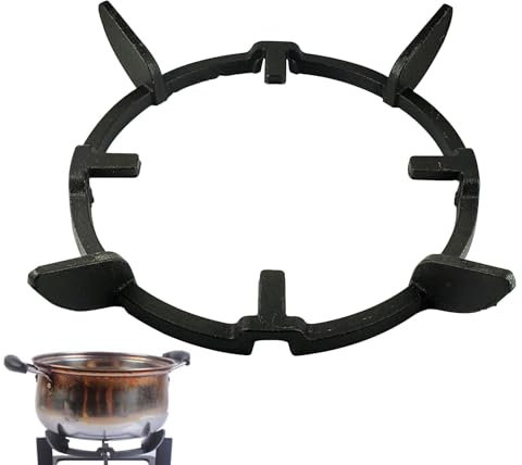 Tongdejing Cast Iron Ring Support Stand,Universal Stove Trivet Non-Slip Support Stove Trivet Cooktop Range Pan Holder For Wok Gas Stove Hobs Cooker(size:17cm Diameter)