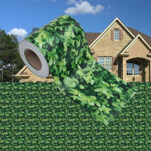 ShGaxin Panneau de clôture pour jardin, barrière de jardin, panneau extérieur en PVC vert, 35 x 0,19 m