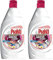 dr.Prakti Liquide Vaisselle Mains Sensitive+Vitamines, n'irrite pas la peau, concentré et efficace, 650 ml (Lot de 2)