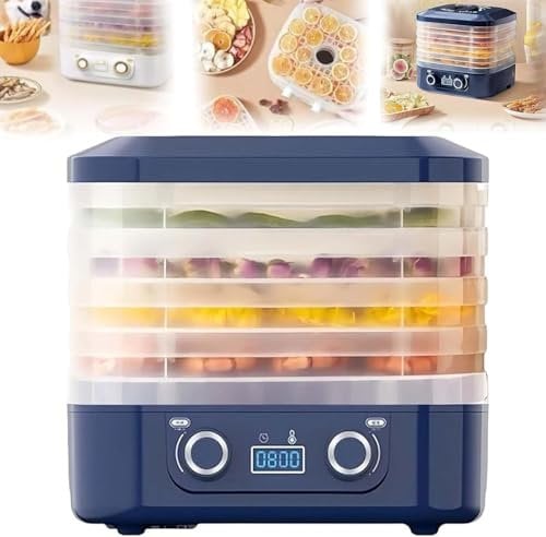 Freeze Dryer Machine for Home, Food Dehydrator Machine with Digital Timer and Temperature Control, Perfect for Freeze Dried Candy, Fruit, Meat, Vegetables, and Snacks - 5 Trays,Blue
