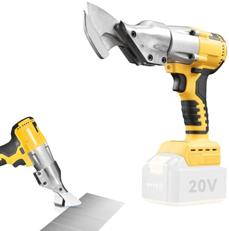Kabellose Elektrische Schere für Dewalt 20V Akku, 300N.m Bürstenlose Elektrische Metallschere, Max 2mm Scherenstärke für Blech, Teppichleder