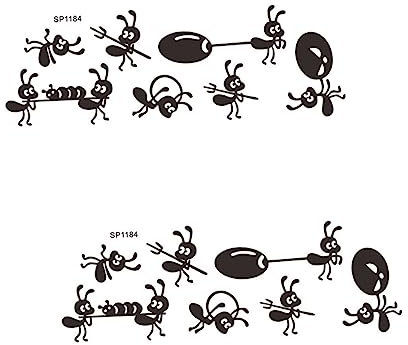 Toyvian Dekoration Für Zuhause 2 Bögen Aufkleber Für Jungen- Und Mädchenzimmer Ameisenthema Kinderzimmerdekoration