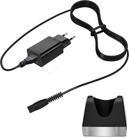 Base di Ricarica del Rasoio di Ricambio HQ850 Compatibile con Philips One Blade QP2630 QP2530 per il Supporto di Ricarica del Regolabarba (Adatto Solo per 8V)