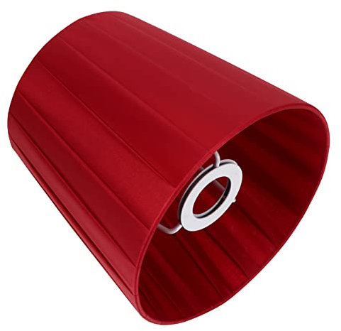 BESPORTBLE Eleganter Roter Lampenschirm Aus Samt Für E14-Fassungen – Ideal Als Tischlampenschirm Oder Für Kronleuchter - Schützt Vor Und Verleiht Jedem Eine Stilvolle Note