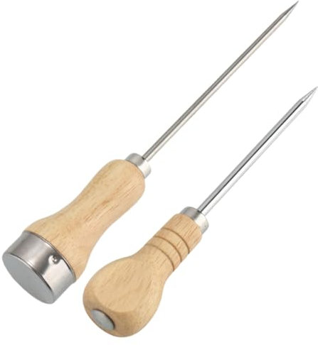 2 Pcs Bradawl, Bradawl Tool, Awl, Bradle Tool, Awl Tool, Sewing Awl, Braddle Tool, Sewing Tools, Leather for Crafting, Leather Crafting Tools, for Woodworking, Leather Craft, DIY Projects