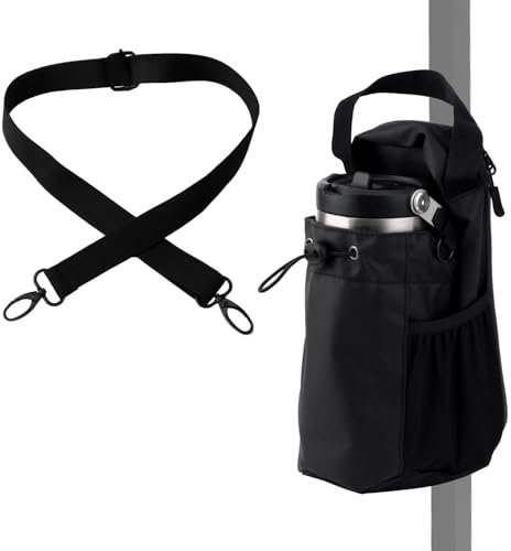 BOXOB Magnetic Gym Bag, Magnet Water Bottle Holder Bag with Adjustable Shoulder Strap Sports Water Bottle Organizer for Fitness Cycling Travel Storage Accessories for Men Women