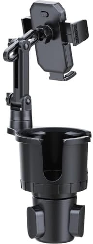 YYTERI Auto Getränkehalter für VW Amarok Double Cab 2010-2020/Vw Amarok 2022-2024 360° Drehbar Multifunktion Cup Holder 2-in-1 Verstellbarer Basis Flaschenhalter