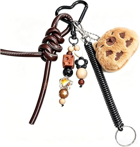 Schlüsselanhänger Damen, Keychain Niedlich, Originell Taschenanhänger | Schlüsselanhänger Plüsch, Taschen Charm Schultasche Rucksack Sporttasche Geburtstagsgeschenk für Mädchen