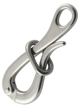 Generico Quick Release Hook – Stinger for with Clip and Buckle | Climbing Hook with Buckle, for Climbing Hoists Towing Fire Lifting and