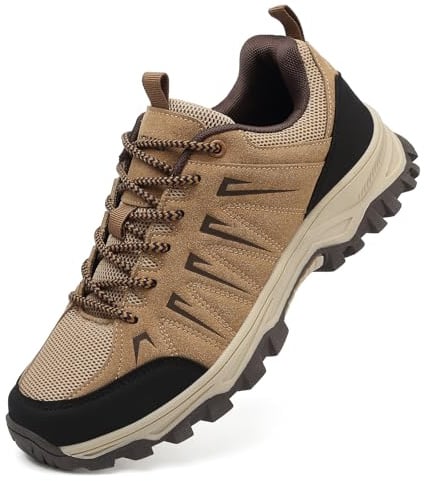 HaloTeam Scarpe da Escursionismo Uomo All'aperto Arrampicata Sportive Antiscivolo Calzature da Passeggio Traspiranti Trekking Sneakers EU 39-EU 45